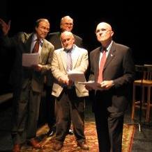 Cast of 9/11 in performance, photo by PowerPlayz